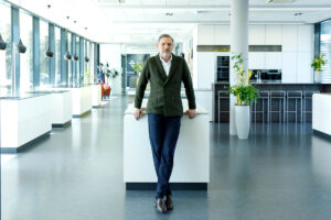 Strasser Steine CEO Johannes Artmayr für die Presse
