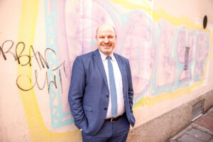 Portrait von Peter Binder für die Chefinfo