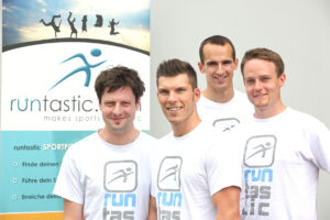 Team Foto von Florian Gschwandtner, René Giretzlehner, Christian Kaar und Alfred Luger Runtastic Gründer 2011