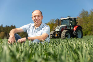 LT Präs. Max Hiegelsberger im Feld